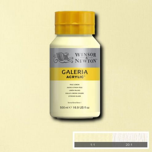 Galeria Acrylic Pale Lemon 500ml
