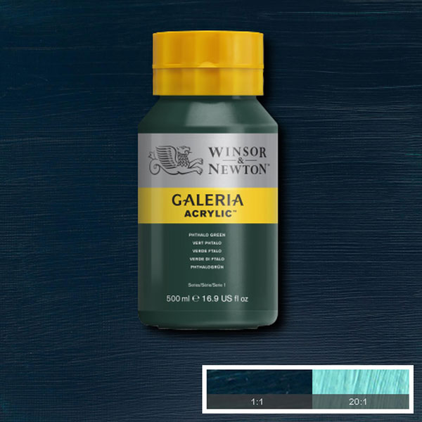 Galeria Acrylic Phthalo Green 500ml