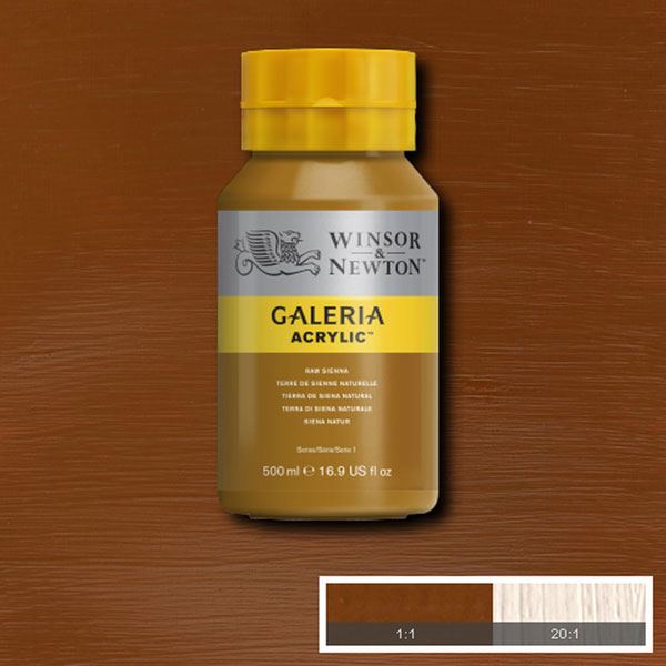 Galeria Acrylic Raw Sienna 500ml