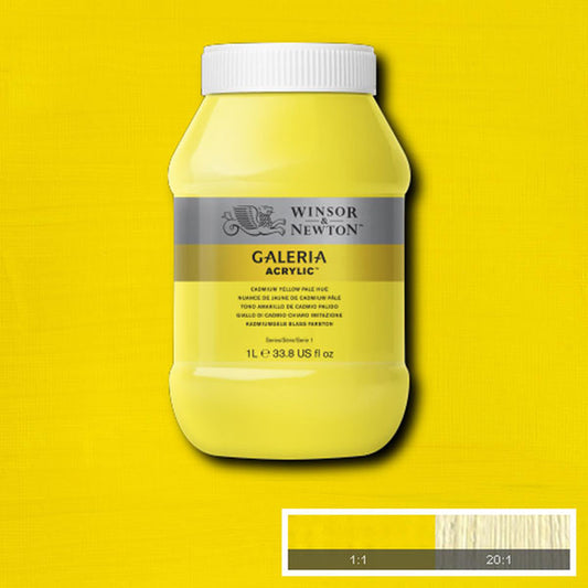 Galeria Acrylic Cadmium Yellow Pale Hue 1000ml
