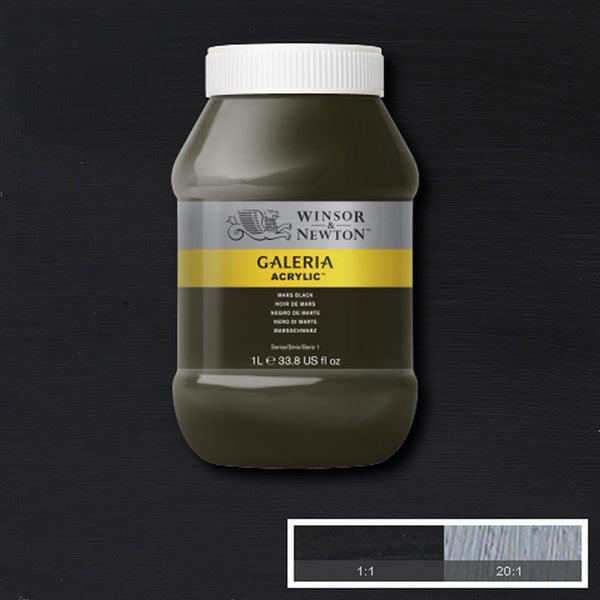 Galeria Acrylic Mars Black 1000ml
