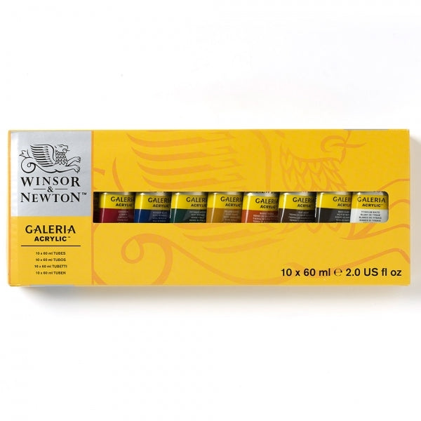 Galeria Acrylic Galeria 10x60ml Tube Set