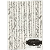 Kraft Paper with music note print, A4