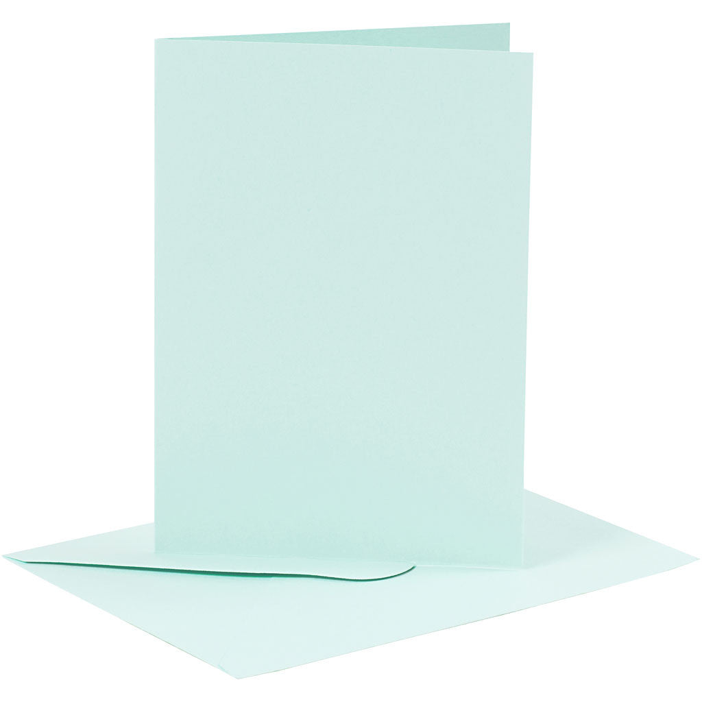 Cards/Env 6pk Light Blue