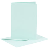 Cards/Env 6pk Light Blue