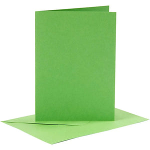 Cards/Env 6pk Light Green