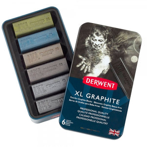 Derwent - XL Graphite Blocks - 6 Tin