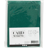 Cards & Env 10.5x15cm 6pk dark green