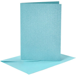 Cards/Envs Blue card size 10.5x15 cm