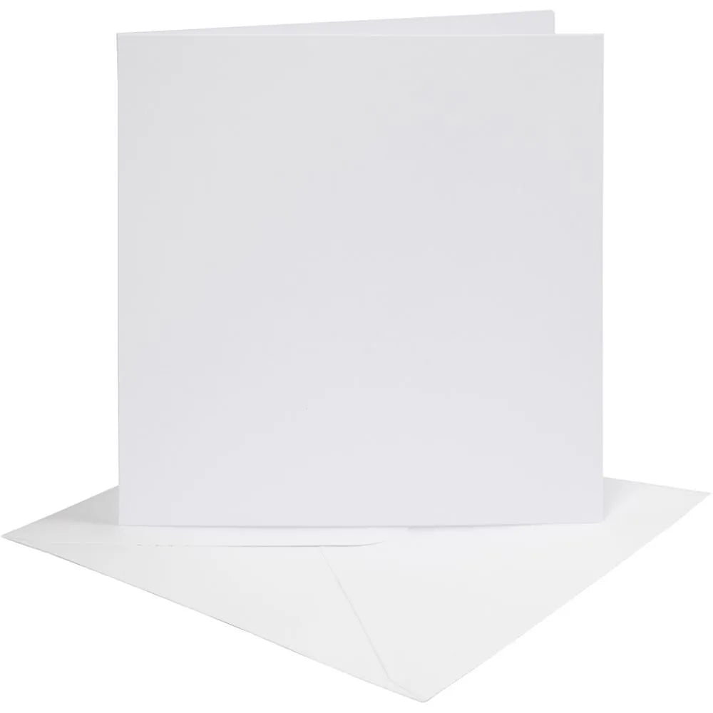 Cards/Envs white, 15,2x15,2 cm