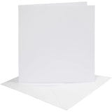 Cards/Envs white, 15,2x15,2 cm