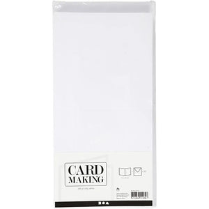 Cards/Envs White, card size 15x15 cm,