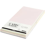 Cards & Envelopes 15x15cm - Pastel Colours (50 Pack)