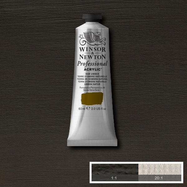 60ml Raw Umber - Professional Acrylic