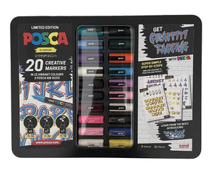 Posca Limited Edition Graffiti Art Tin 20 Pieces