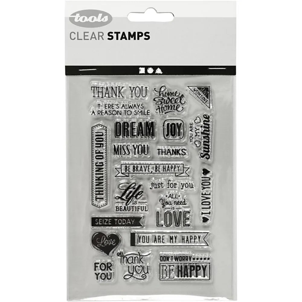 Clear Stamps Sheet 11x15.5cm - Celebration Words