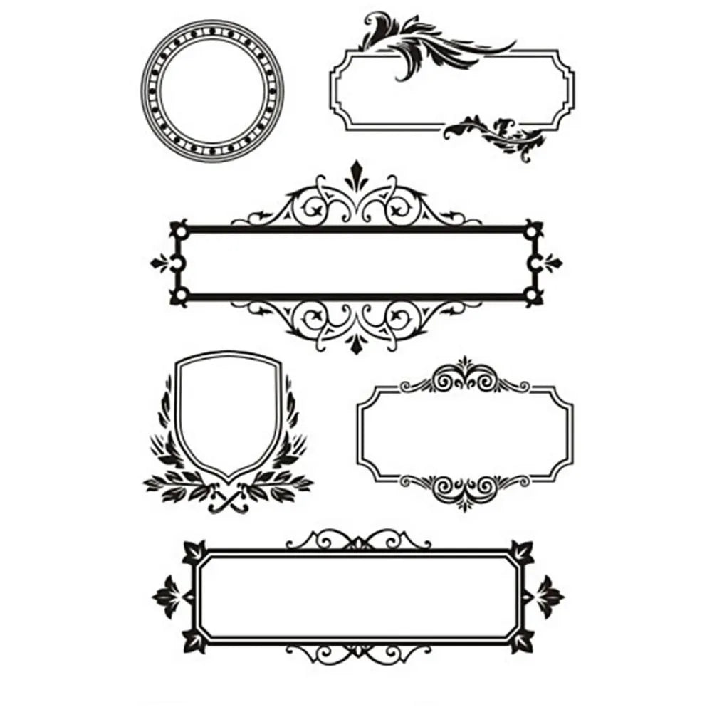 Clear Stamps, sheet 11x15.5 cm, 1 sheet