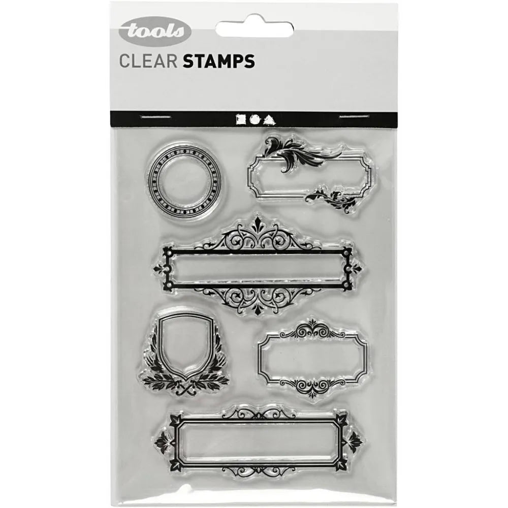 Clear Stamps, sheet 11x15.5 cm, 1 sheet