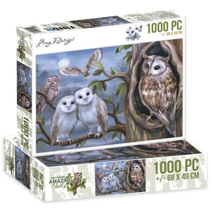 Jigsaw puzzle 1000 piece Romantic Owls