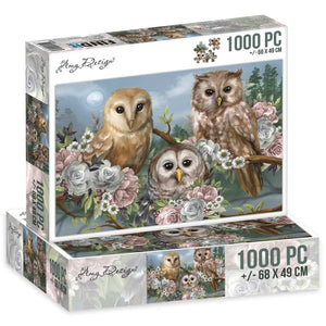 Jigsaw Puzzle 1000 Pc - Amy Design - Amazing Owls
