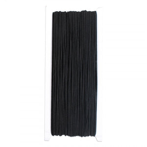 Elastic string black 50 m Ø 1 mm