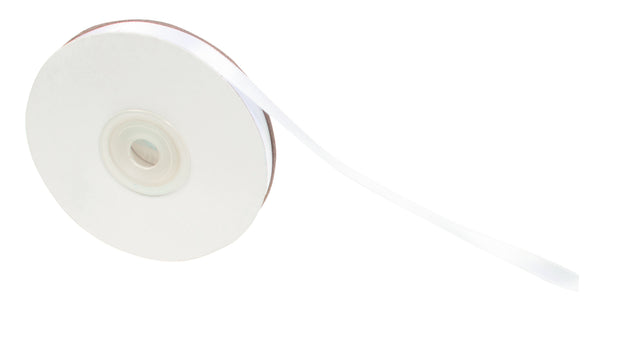 Satin ribbon 10 mm white