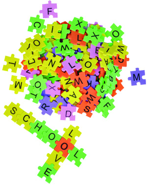 Foam puzzle letters