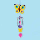Craft set, wind chime, butterfly & flowers