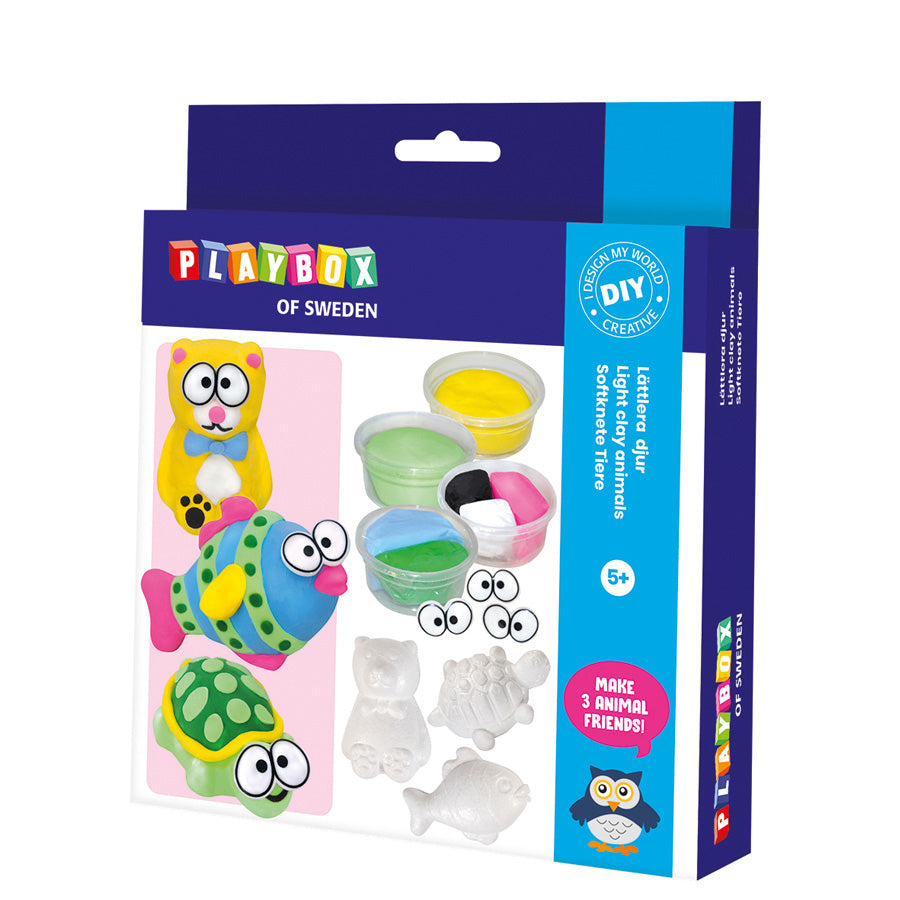 Craft set - Light clay animals