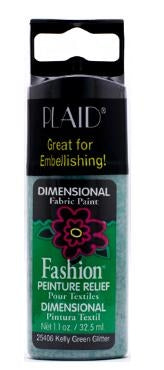 PLAID FASHION DIMENSIONS GLITTER GREEN 32.5ML
