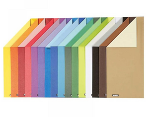 Color Bar Card, A4 210x297 mm, 250 g, 16 mixed she