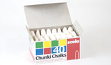 Chunki Chalk White Pack 40