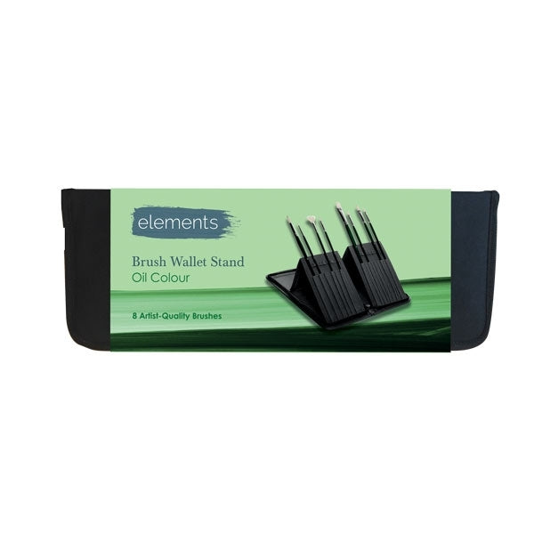 Elements Oil Brush Stand Wallet (8 Pack)