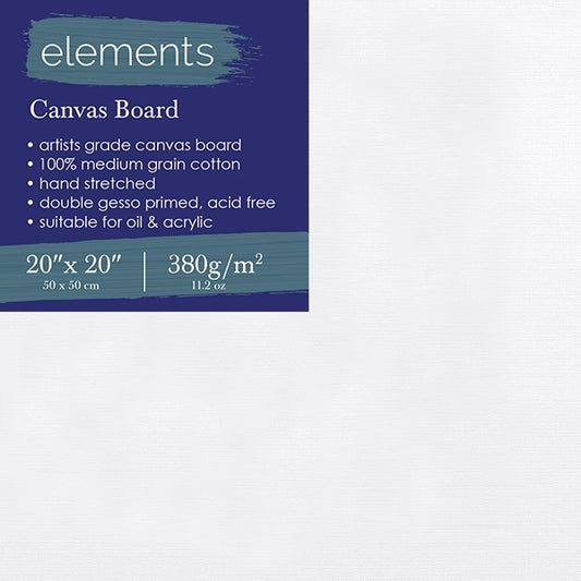 Elements Canvas Board 20" x 20" (50.8 x 50.8cm)