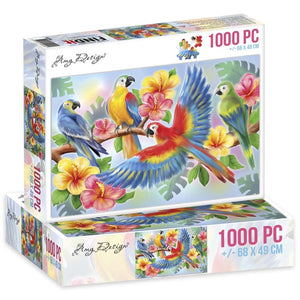 Jigsaw puzzle 1000 pc - Amy Design - Parrots