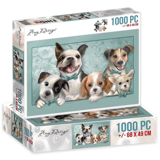 Jigsaw Puzzle 1000 Pc - Amy Design - Dogs