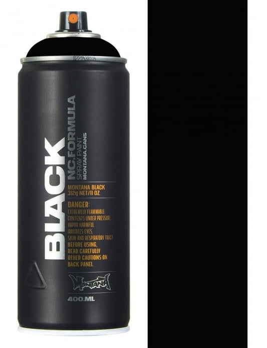 Montana Black Spraypaint 400ml Black
