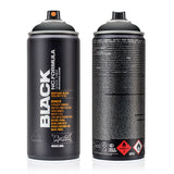 Montana BLACK 400ml Spray Paint - Black (9001)