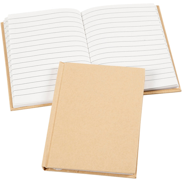 Notebook, A6 10.5x15 cm, 60 g, 1 pc, brown