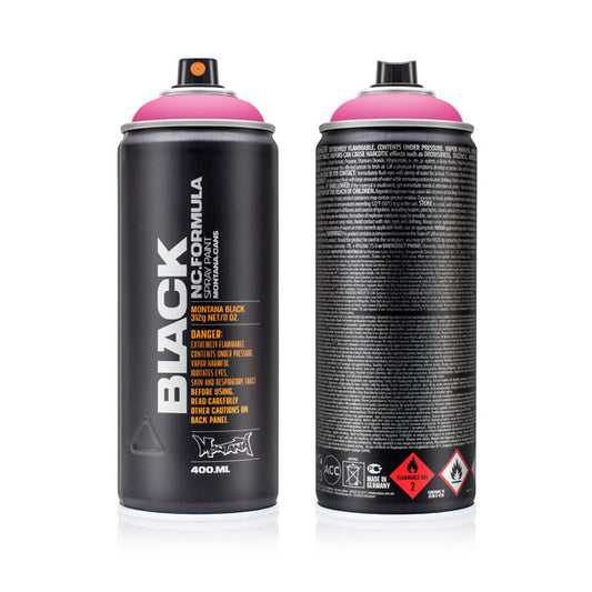 Montana Black Spray Paint - Power Pink