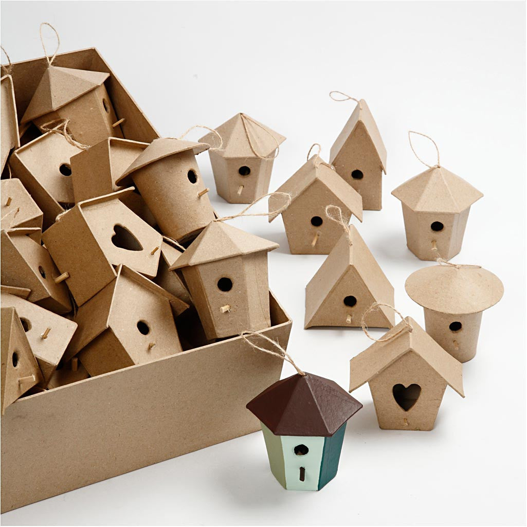 Mini Bird House 7Cm Single