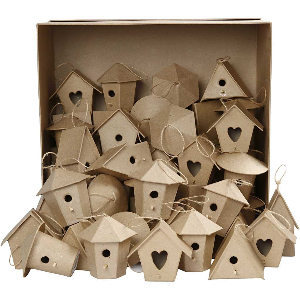 Mini Bird House 7Cm Single