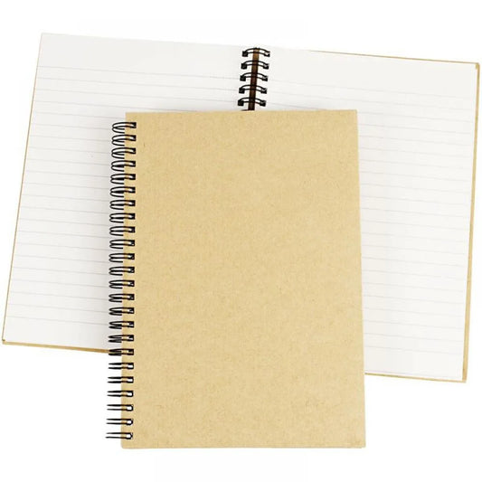 Spiral Bound Notebook, A5 15x21 cm, 60 g, 1 pc, br