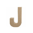 PAPIER MACHE LETTER 20CM - J