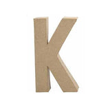 Papier Mache Letter 20Cm - K