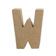 PAPIER MACHE LETTER 20CM- W