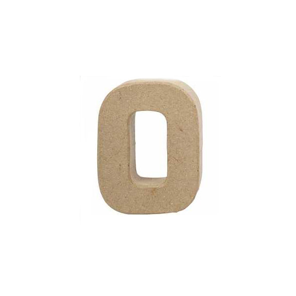 Papier Mâché Letter 10cm - O