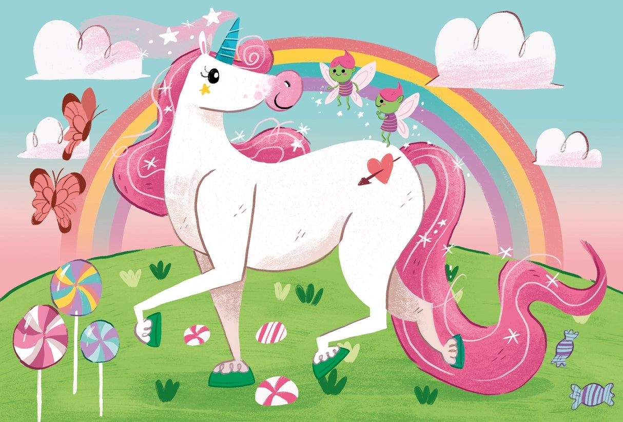 104 Piece Jigsaw Puzzle - I Believe In Unicorns