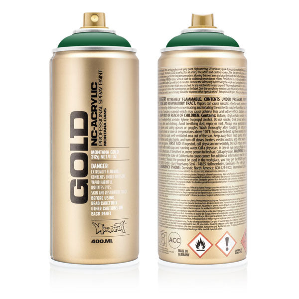 Montana GOLD Spray Paint 400ml - Fern Green (G6060)