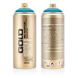 Montana GOLD Spray Paint 400ml - Aqua (G6260)